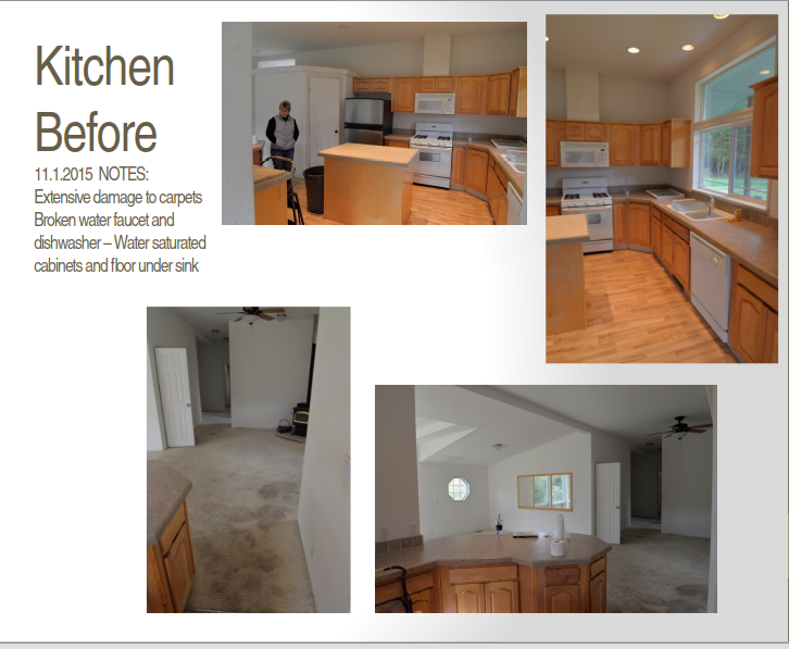 My kitchen before the renovation